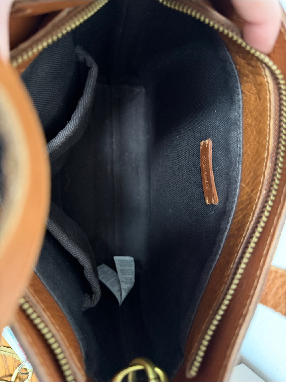Madewell Transport Crossbody Brown Leather - Picture 7 of 8